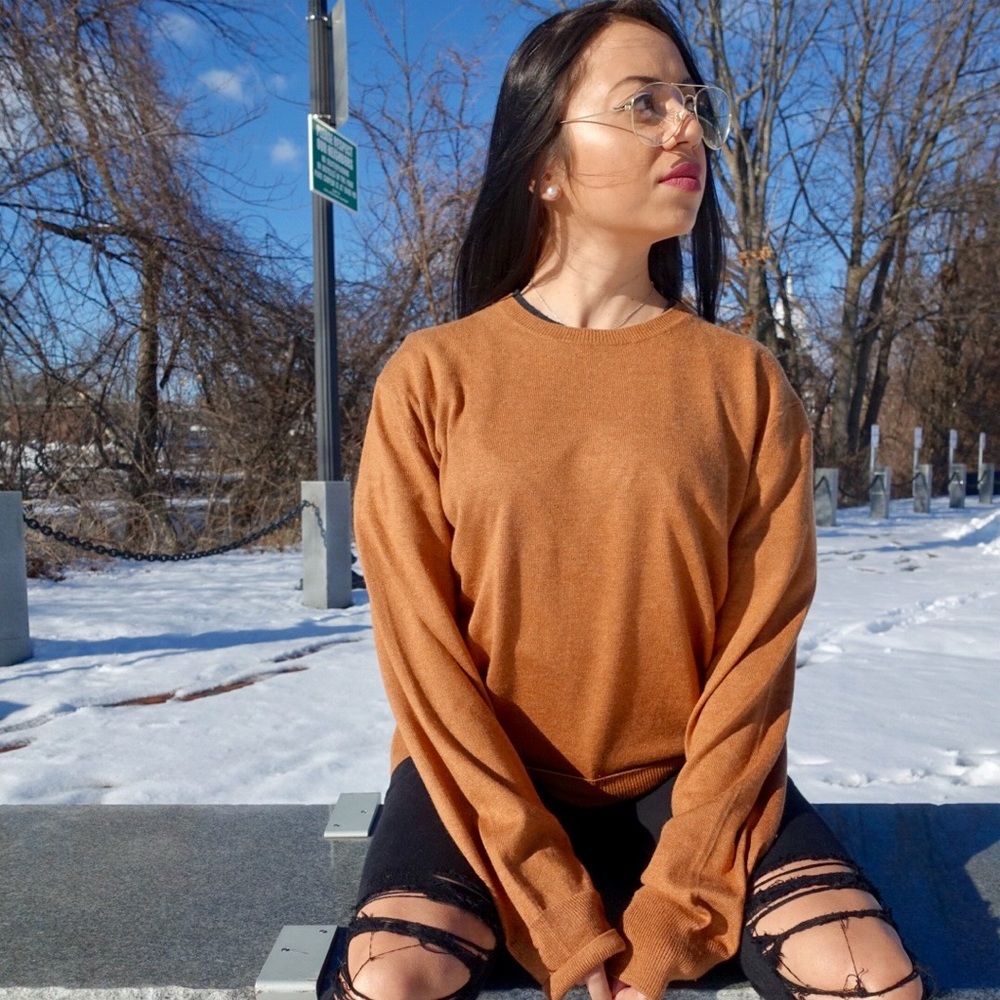 Silk Cashmere Pullover Sweater